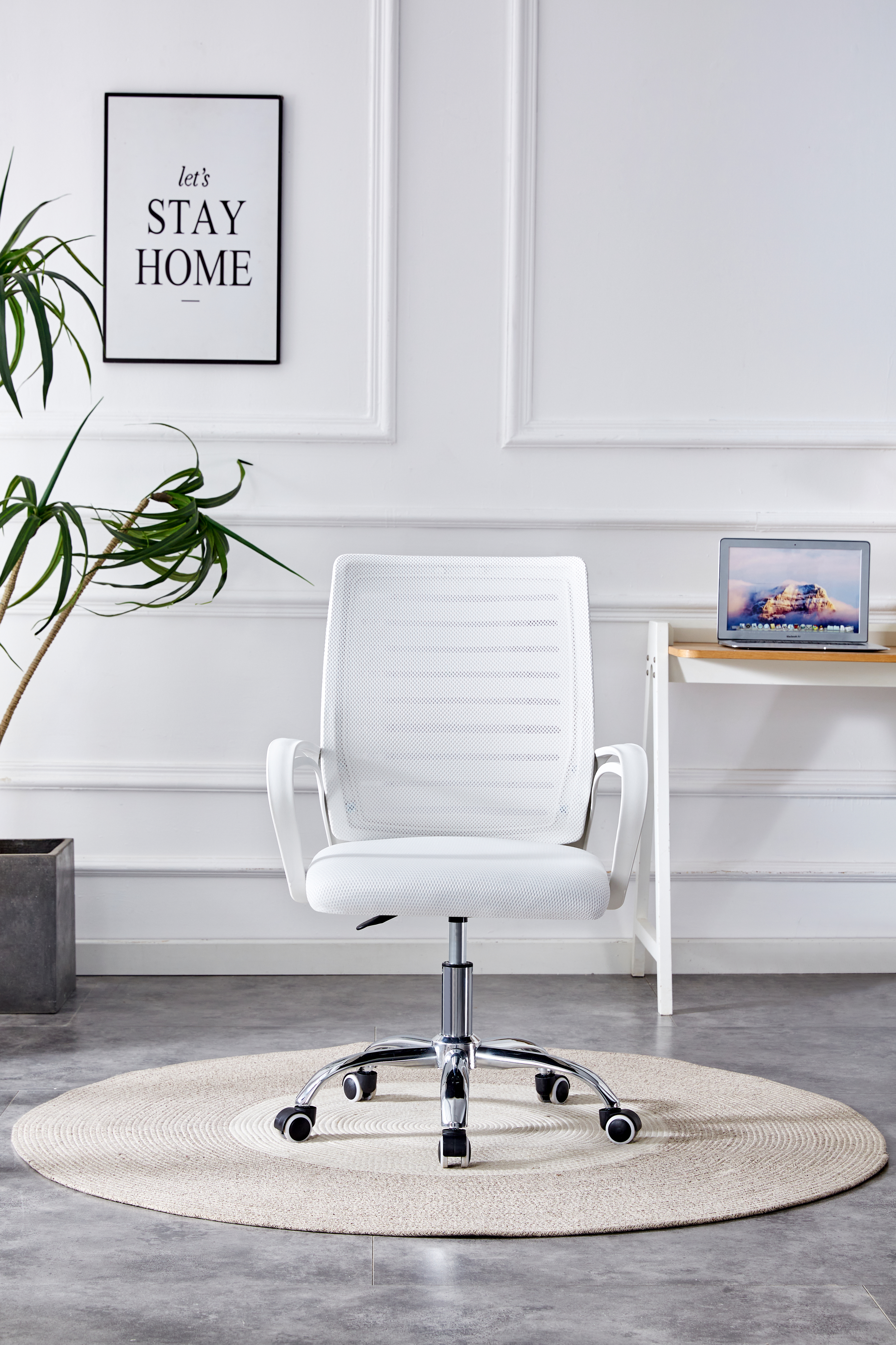 CADEIRA ZEBRADA OFFICE BRANCA