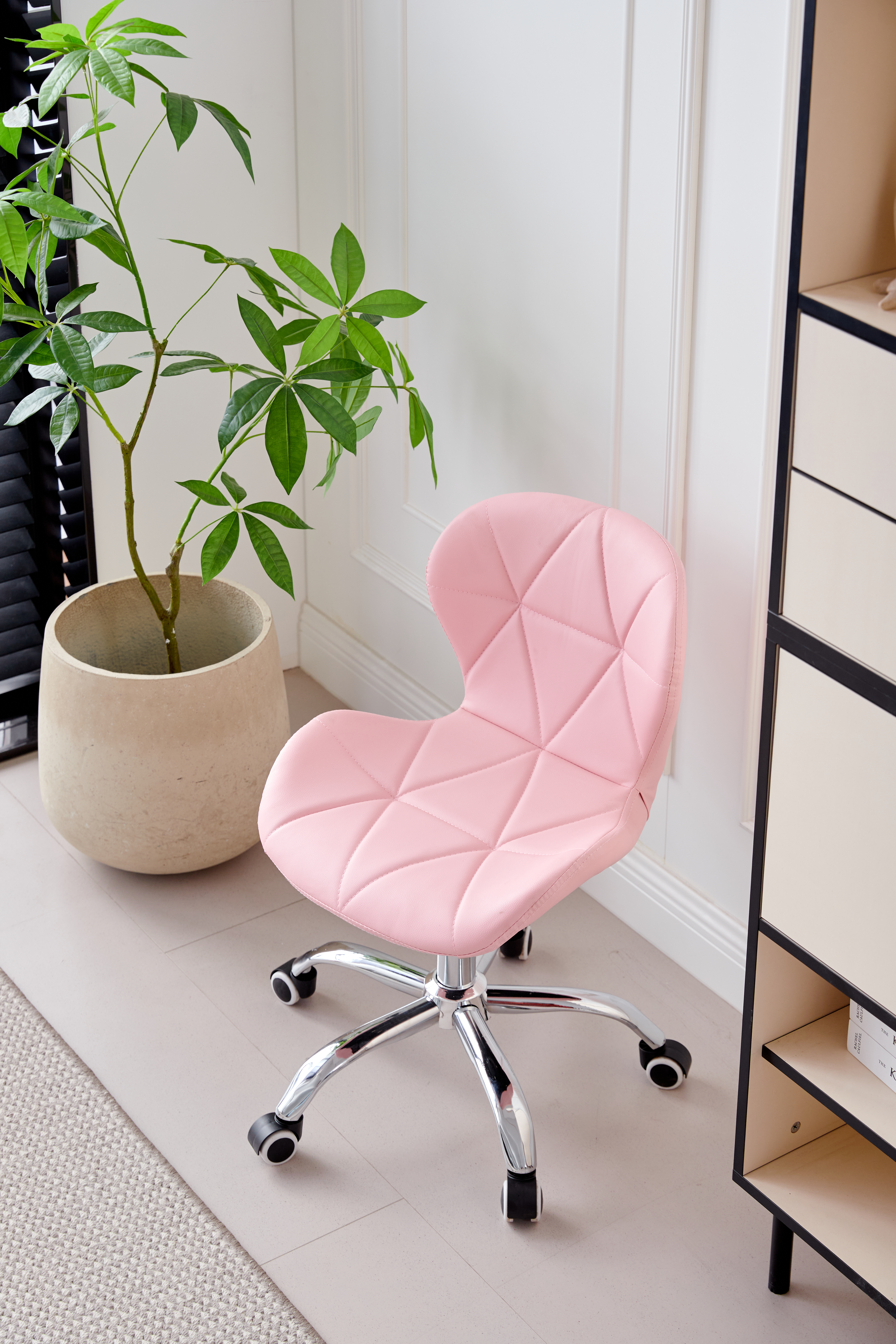 CADEIRA SLIM OFFICE ROSA
