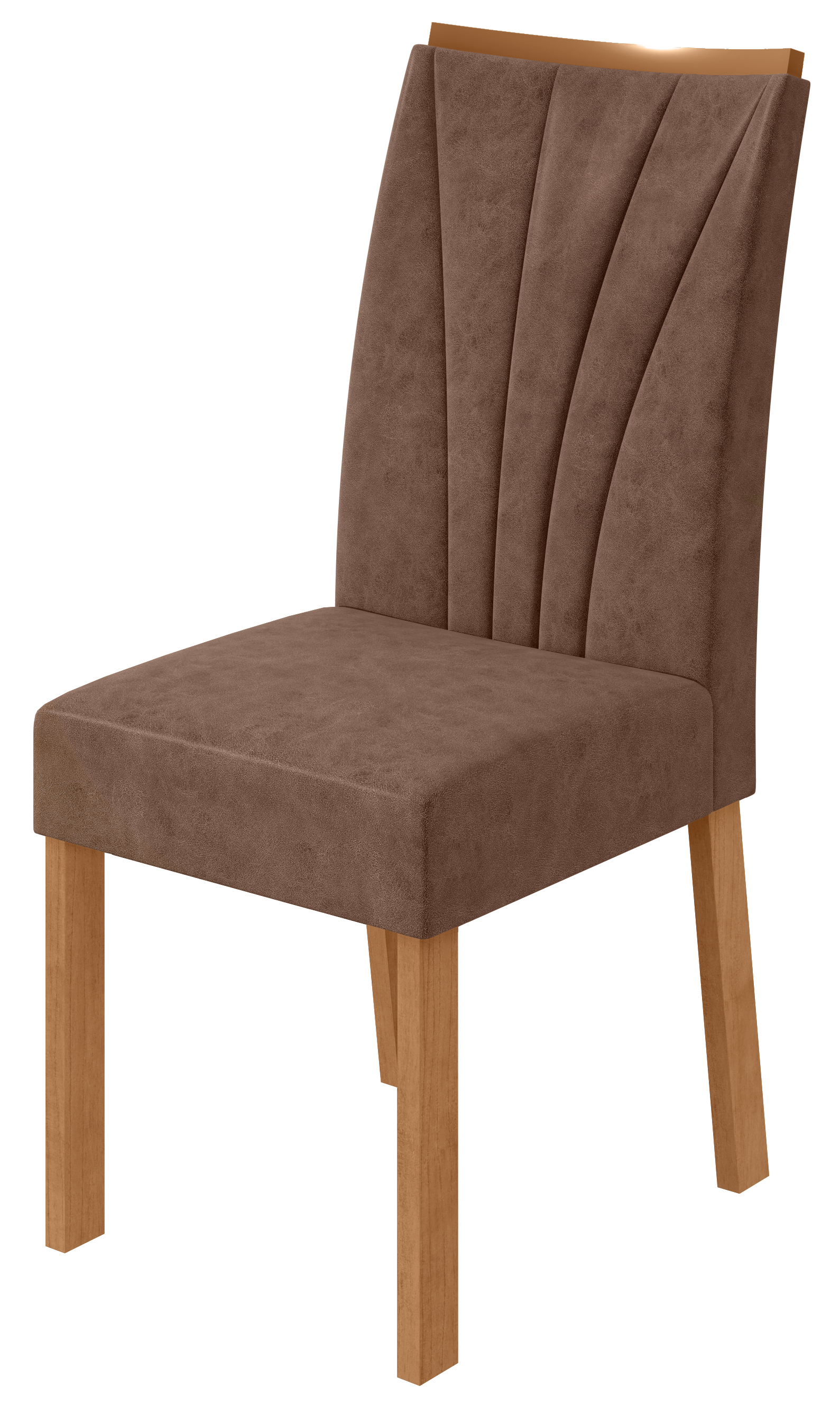 CADEIRA APOGEU 2025 C/6      AMENDOA CLEAN#COURO MORANO AVELA