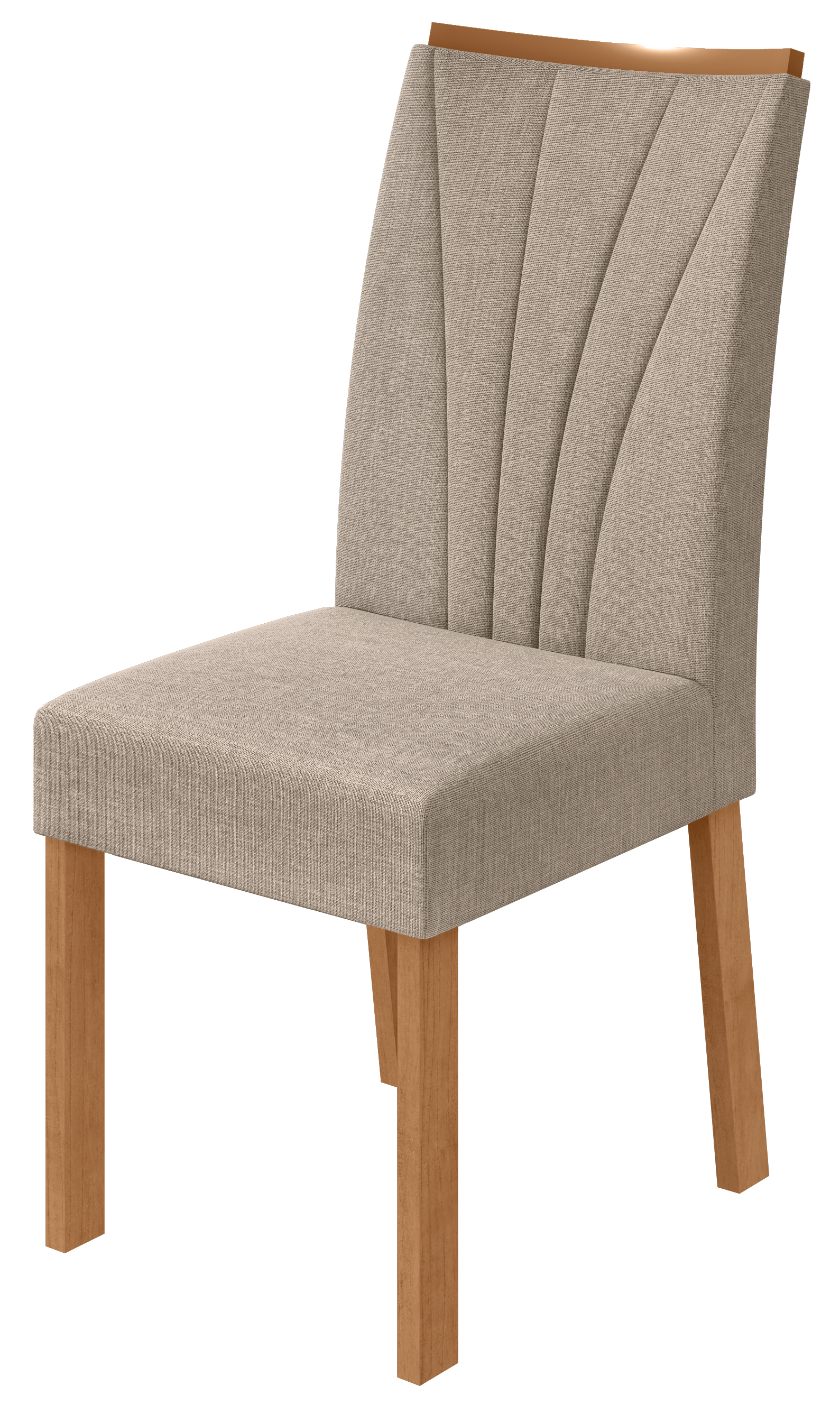 CADEIRA APOGEU 2025 C/6      AMENDOA CLEAN#LINHO RINZAI BEGE