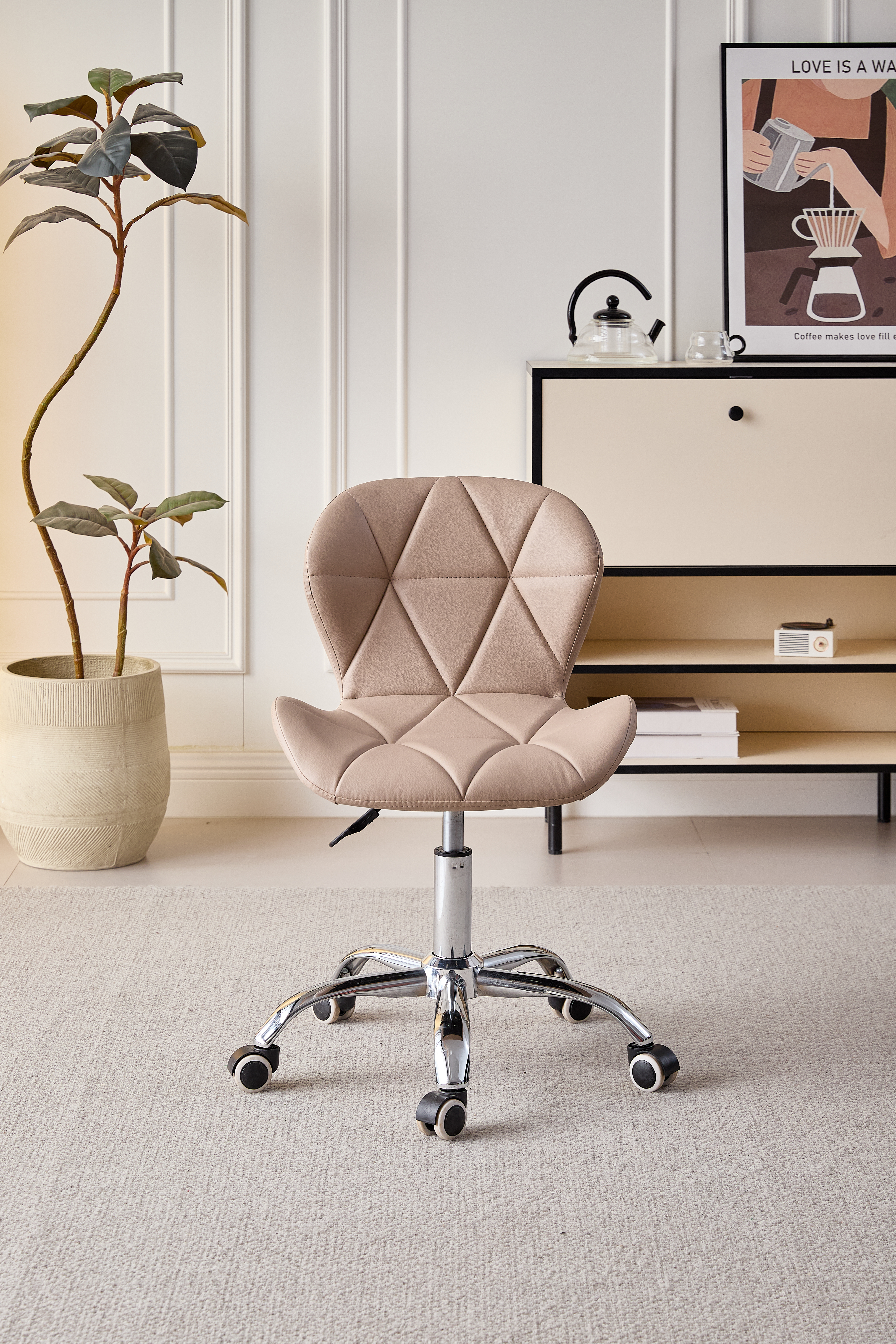 CADEIRA SLIM OFFICE NUDE