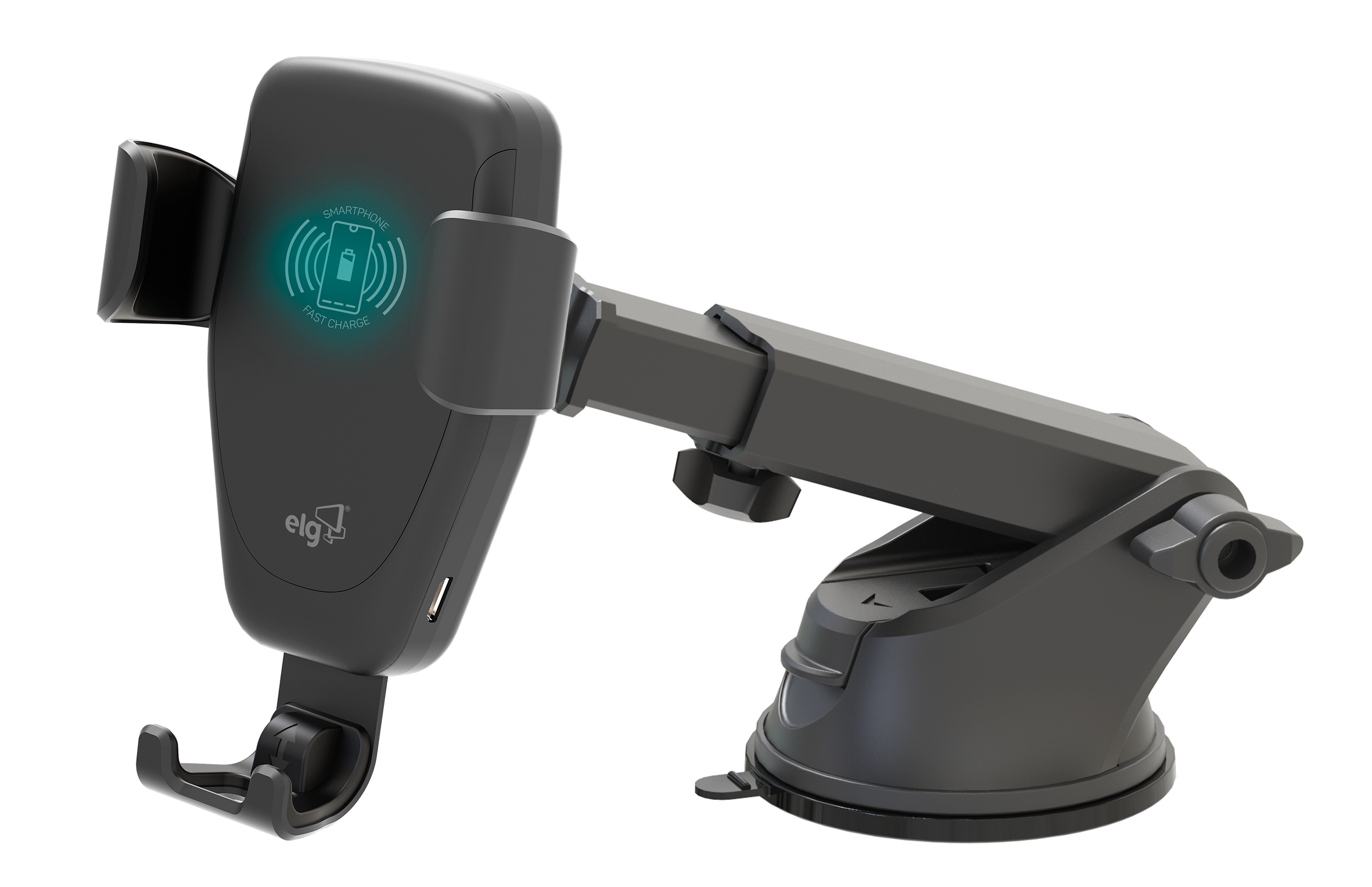 CH360WV - SUPORTE VEICULAR CARREGADOR WIRELESS - COM VENTOSA