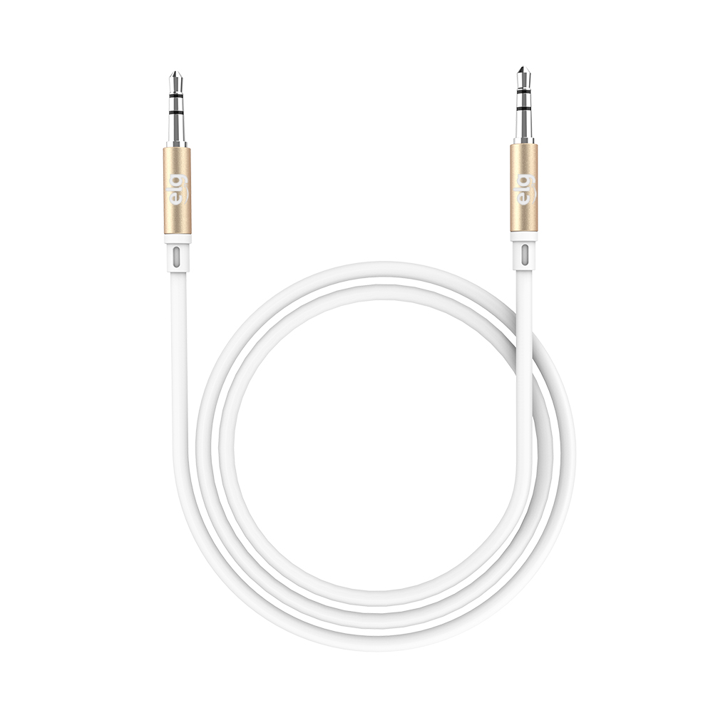 CABO ESTEREO AUXILIAR AUDIO P2 X P2 - 3.5MM - 1,25 METRO - ECAUX1