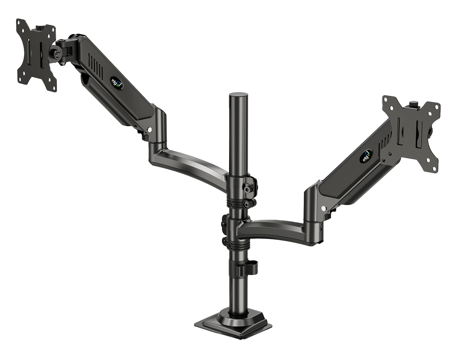 SUPORTE ERGONÔMICO TIPO TORRE MULTIARTICULADO DE MESA C/ PISTAO A GÁS - 17" a 35" - FH160L