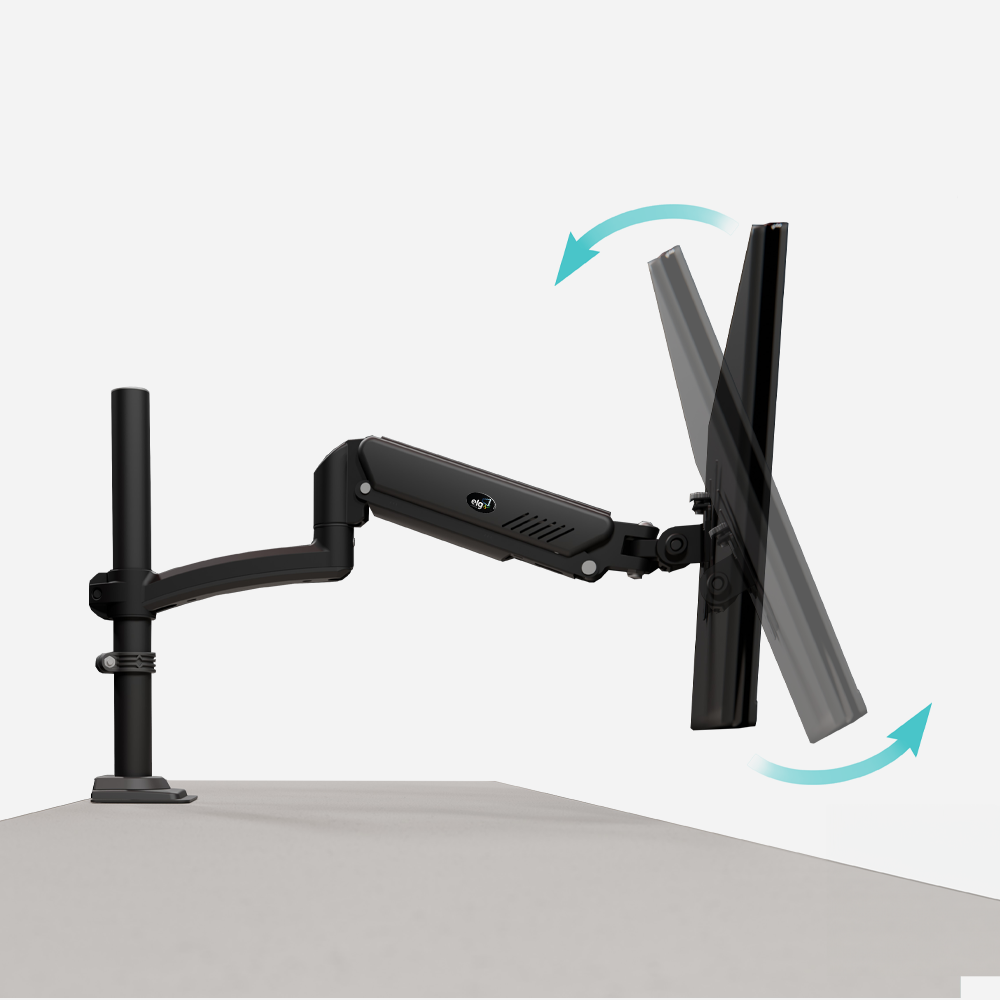 SUPORTE ERGONÔMICO TIPO TORRE MULTARTICULADO DE MESA C/ PISTAO A GAS - 17" a 35" - FH80L