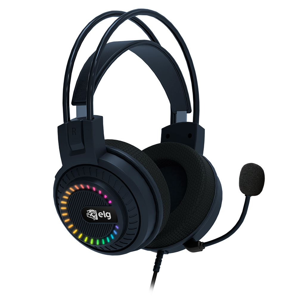 HGMZ - HEADSET GAMER ELG MIZAR 7.1 3D SURROUND, USB, RGB