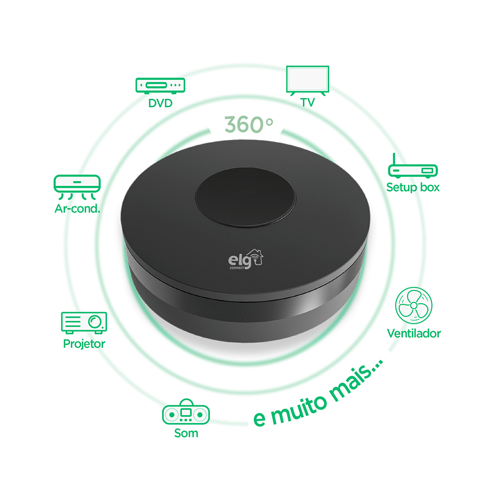 CONTROLE REMOTO UNIVERSAL INTELIGENTE WI-FI - SHIR300