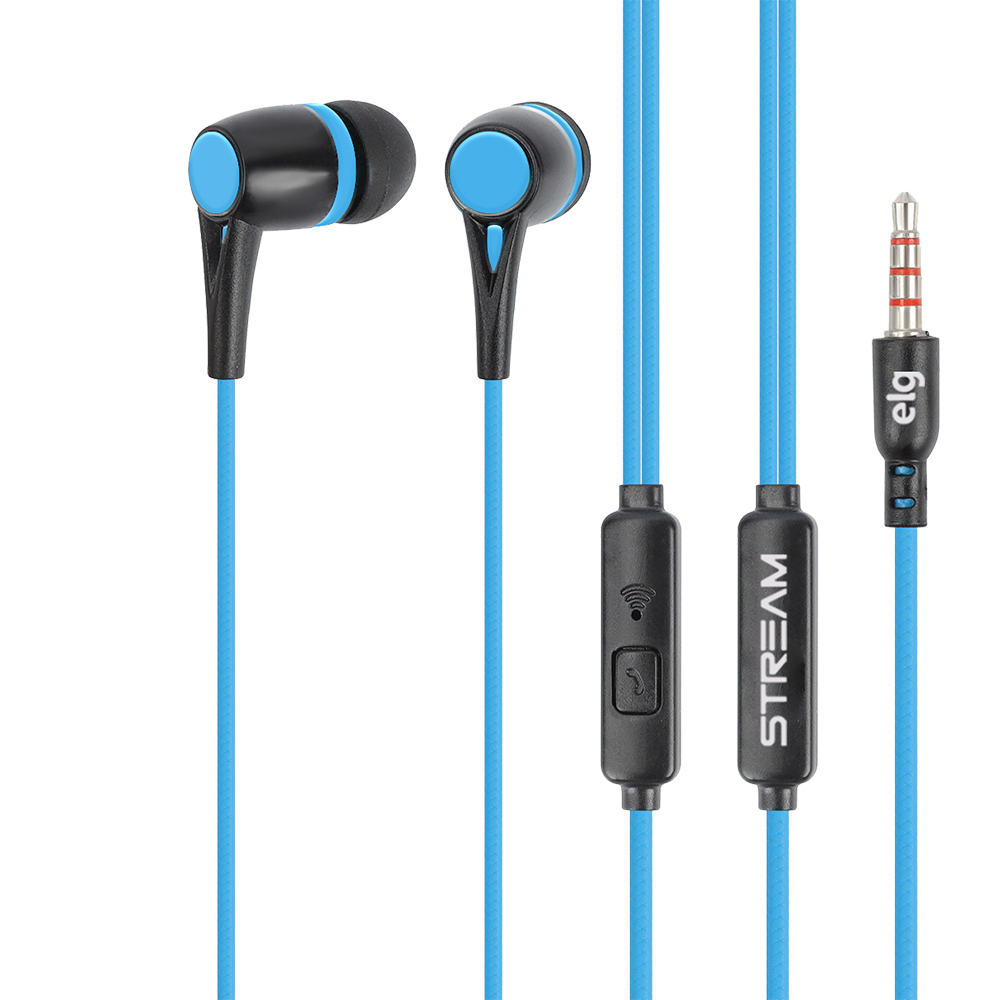 STR05BK - FONE DE OUVIDO INTRA-AURICULAR + MICROFONE - ELG
