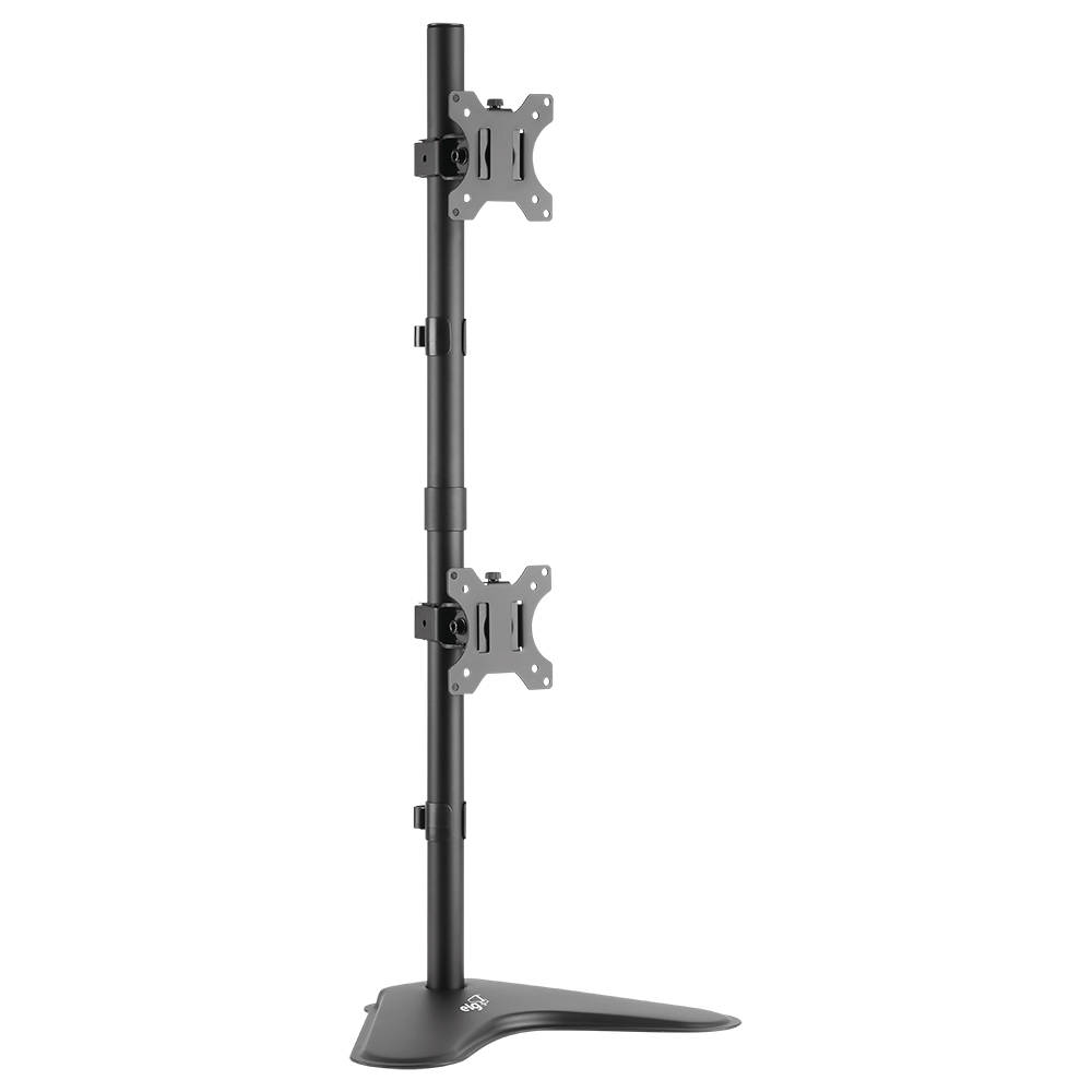 SUPORTE ERGONÔMICO ARTICULADO DE MESA PARA 2 MONITORES DE 15" A 32" - PRETO - T80N2V