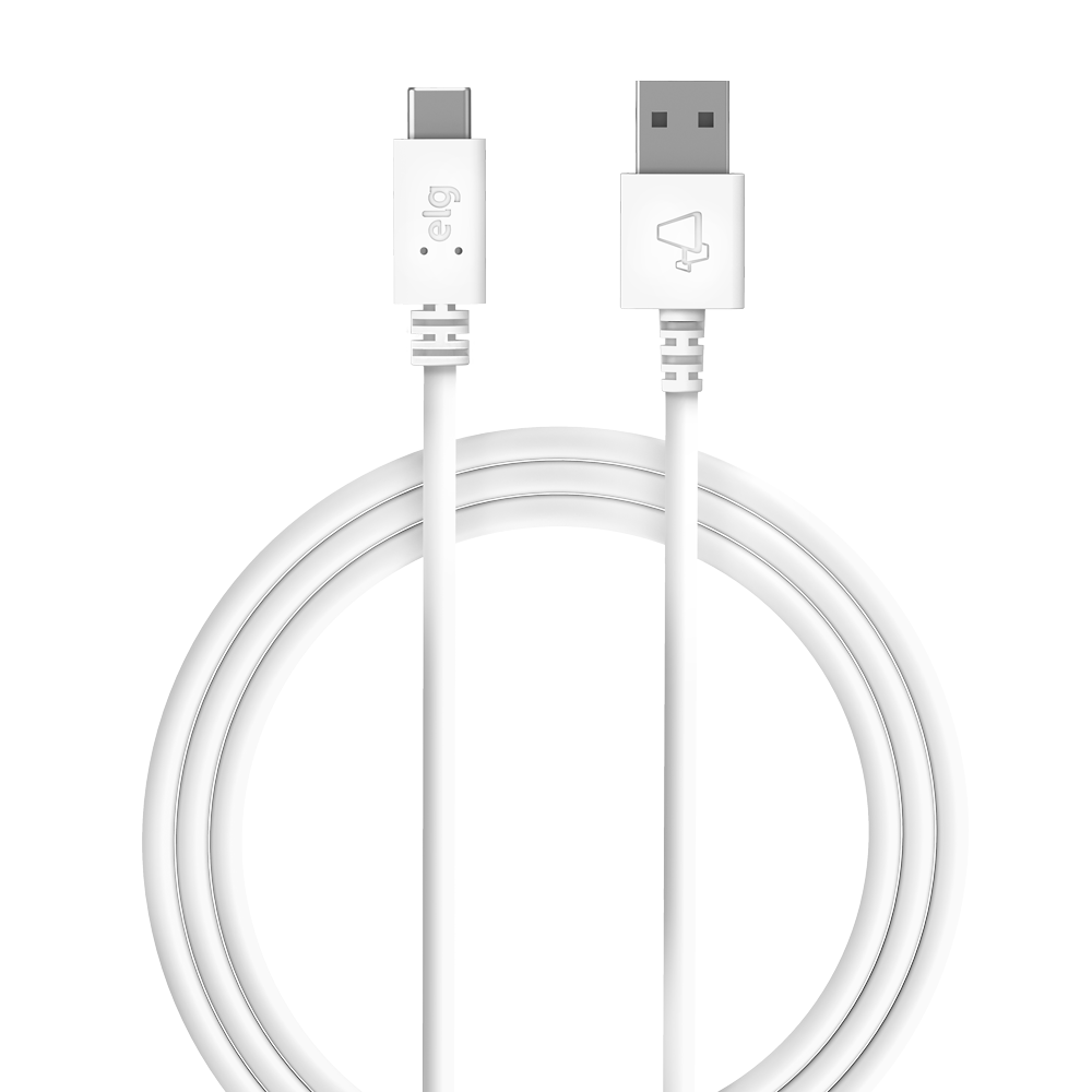 CABO SINCRONIZACAO/RECARGA USB TIPO-C REVERSIVEL - 1 METRO BRANCO TCUSBE