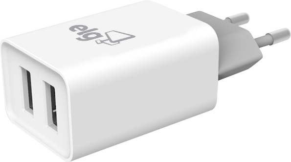 WC124A - CARREGADOR DE PAREDE UNIVERSAL 2 PORTAS USB
