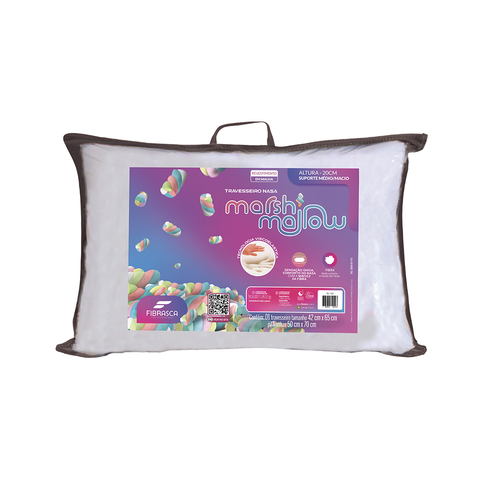 TRAVESSEIRO NASA MARSHMALLOW 40X60X20