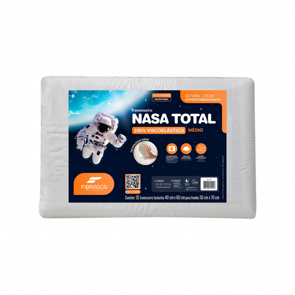 TRAVESSEIRO NASA TOTAL MÉDIO 40X60X13