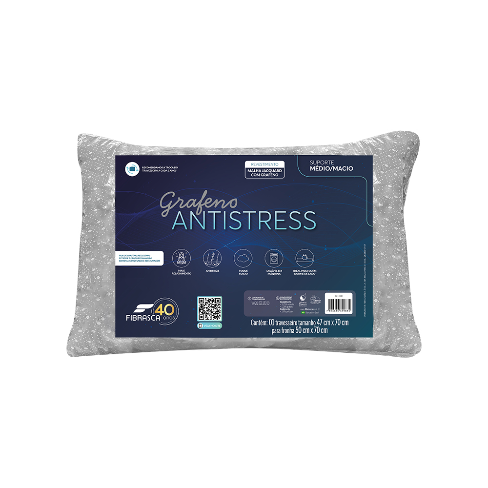 TRAVESSEIRO GRAFENO ANTISTRESS