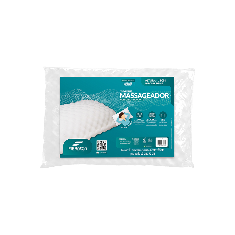 TRAVESSEIRO MASSAGEADOR 42X65X15