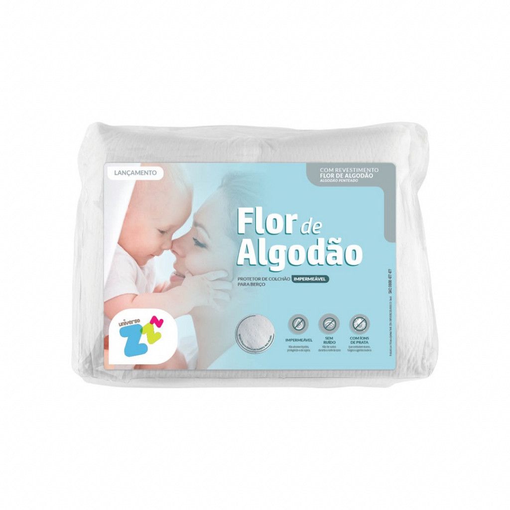 PROT FLOR DE ALG. BERÇO IMP 70x130CM