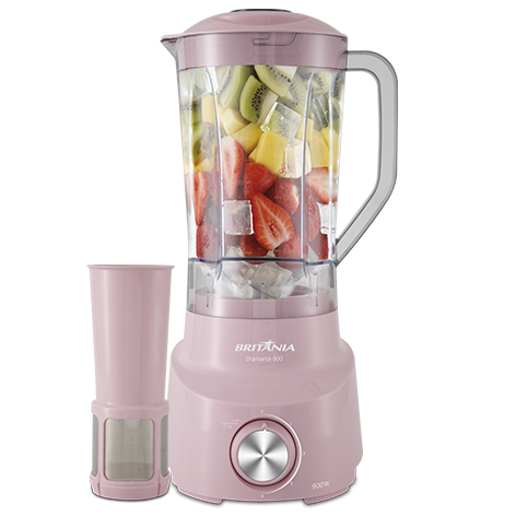 LIQUIDIFICADOR DIAMANTE 800 ROSA 220V