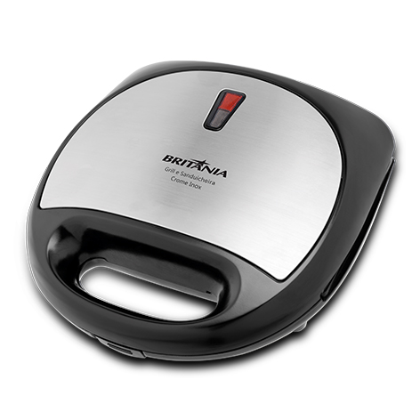 SANDUICHEIRA E GRILL CROME INOX 127V