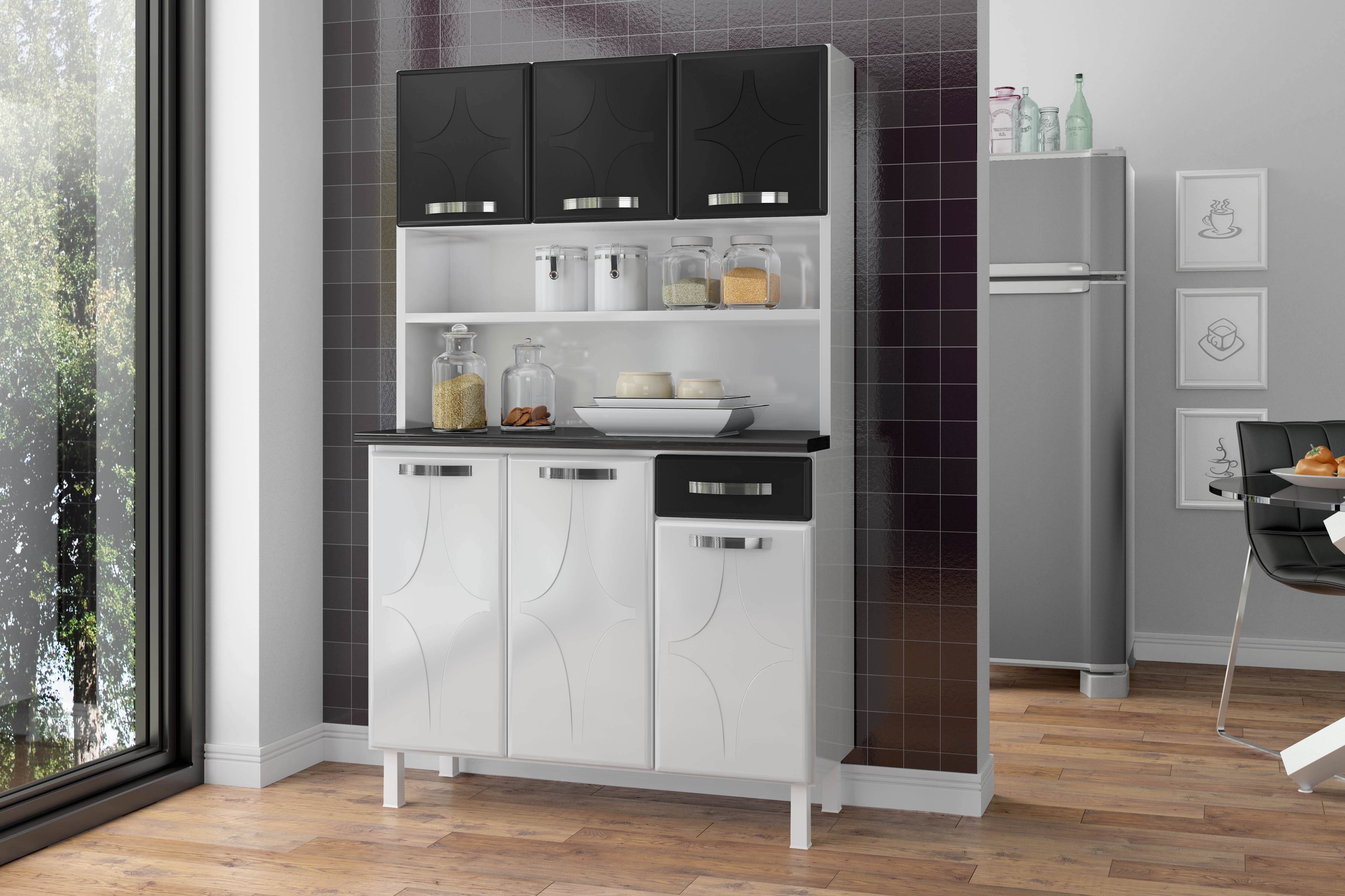 KIT TRIPLO C/TAM 1GV 3P BAIXA RUBI SMART BRANCO