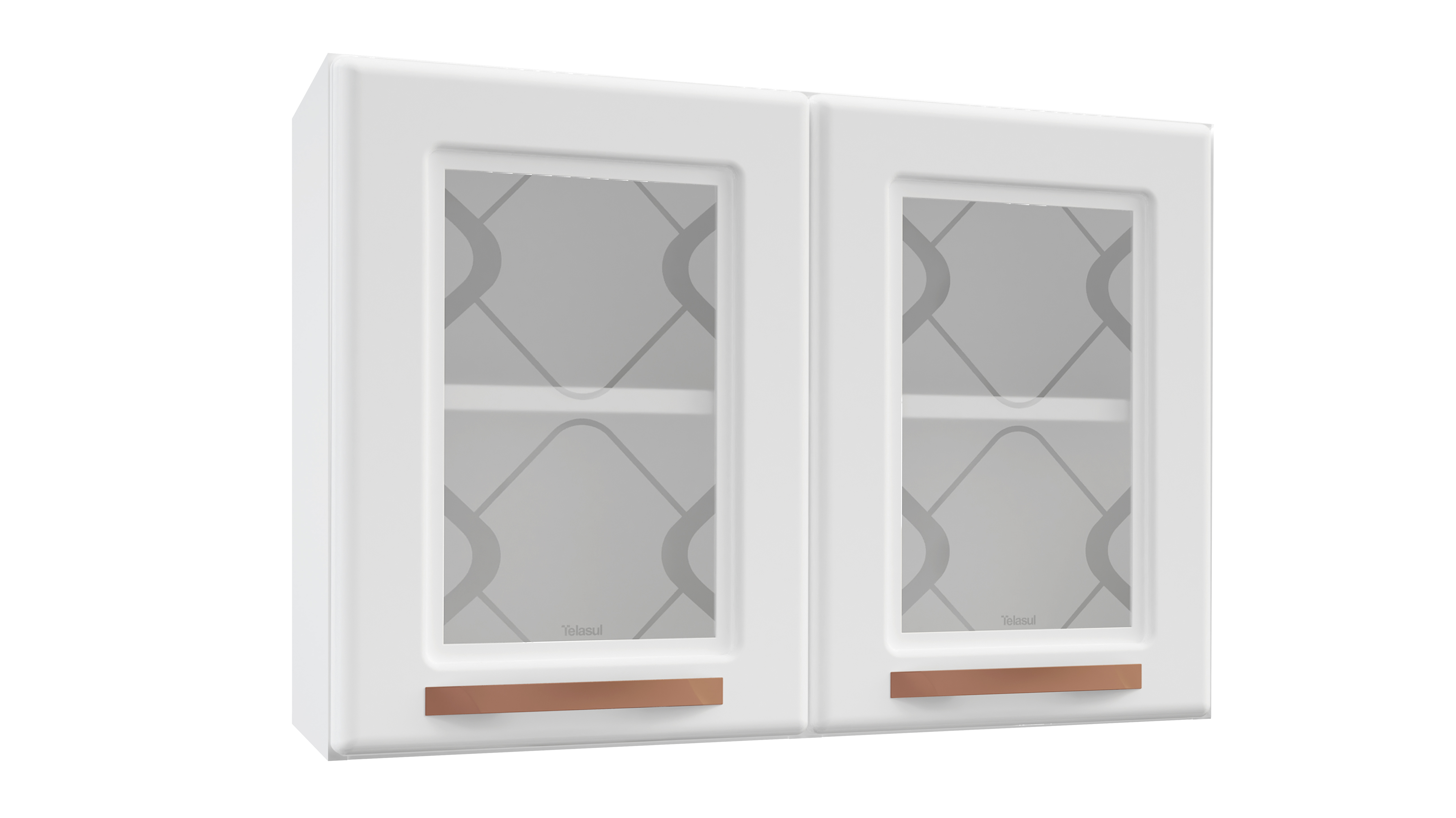 ARMARIO DUPLO MEDIO 2P C/V MIRAGE NEW BRANCO