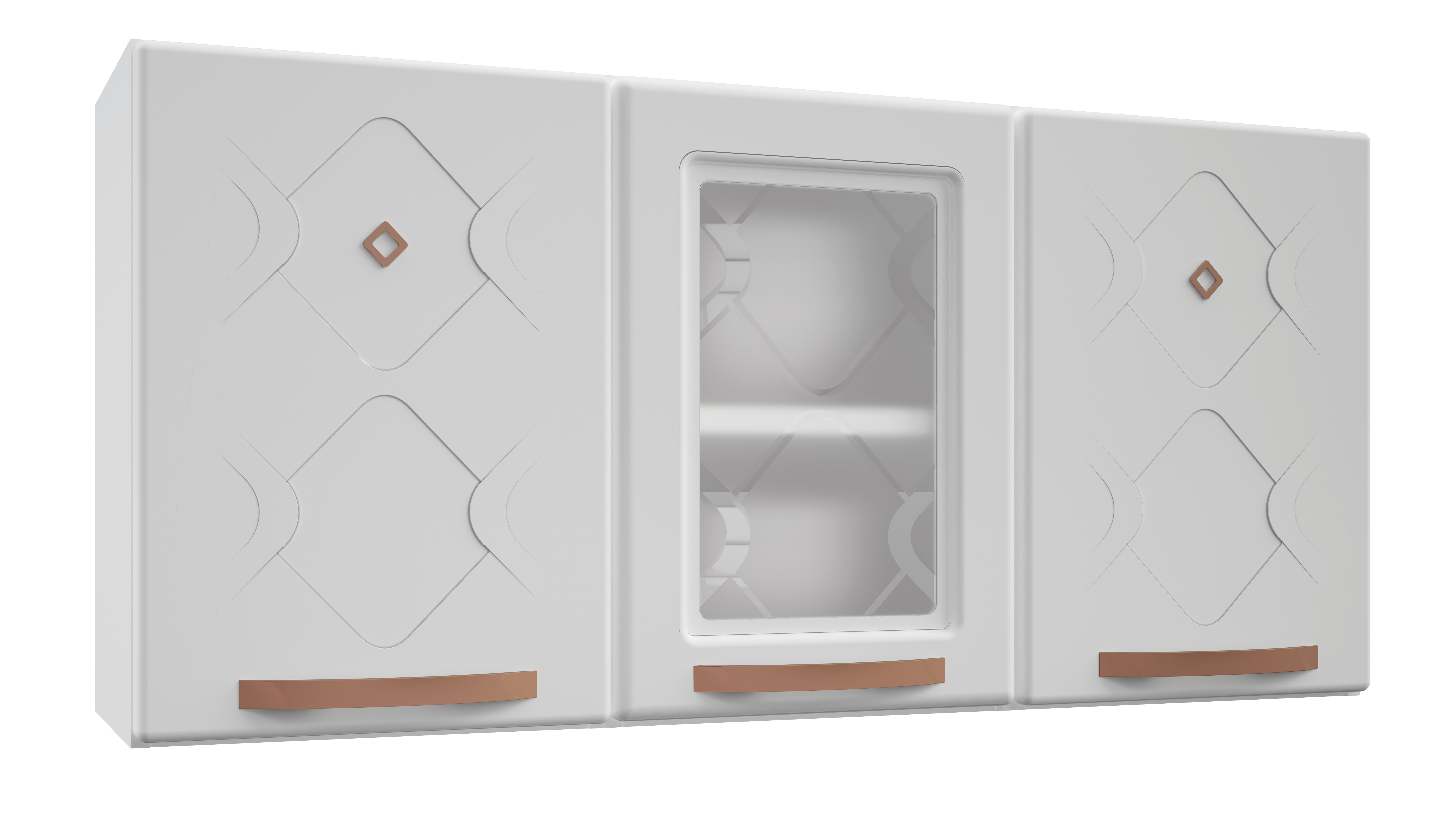 ARMARIO TRIPLO MEDIO 1P C/V MIRAGE NEW BRANCO