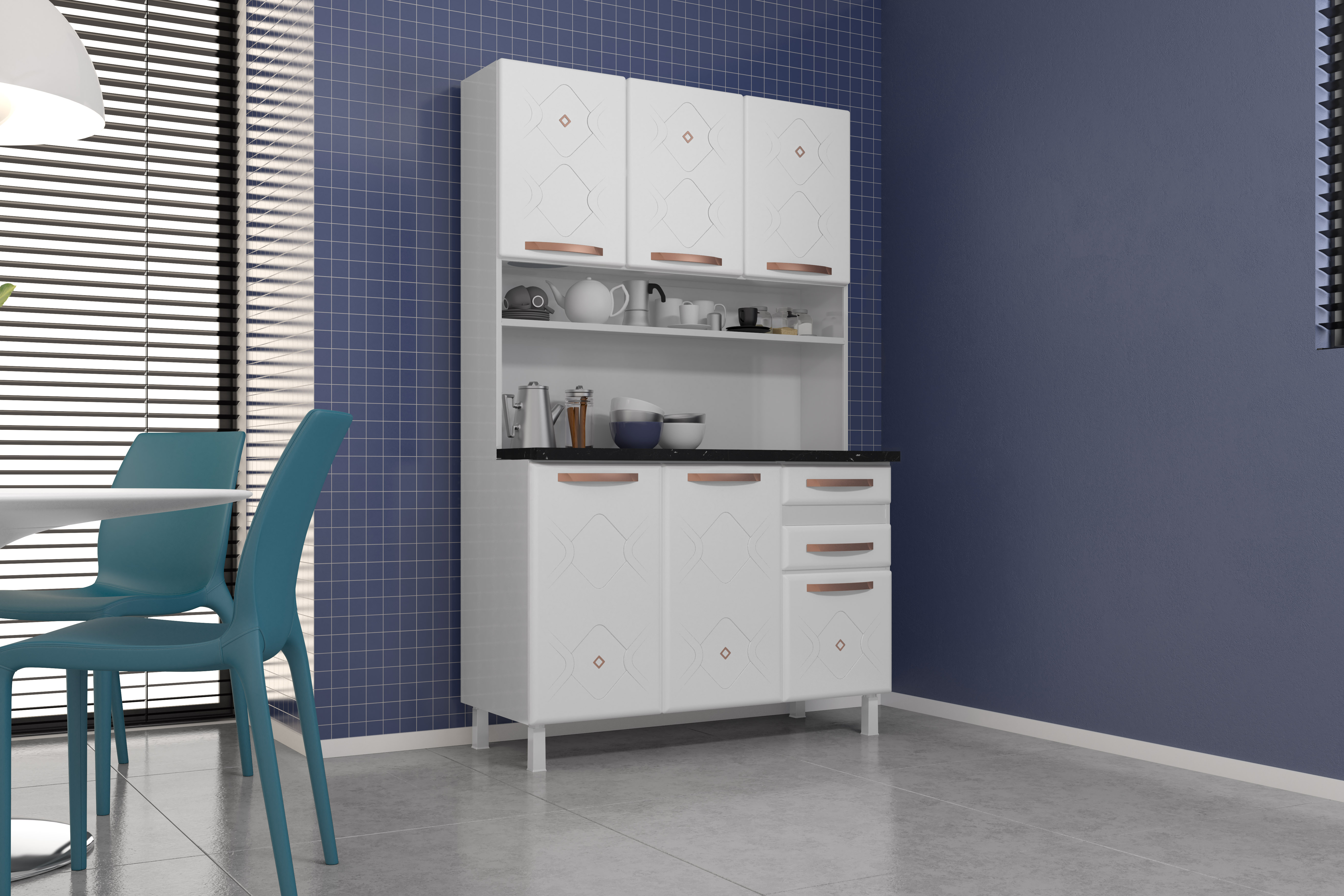 KIT TRIPLO C/TAM 2GV MIRAGE NEW BRANCO