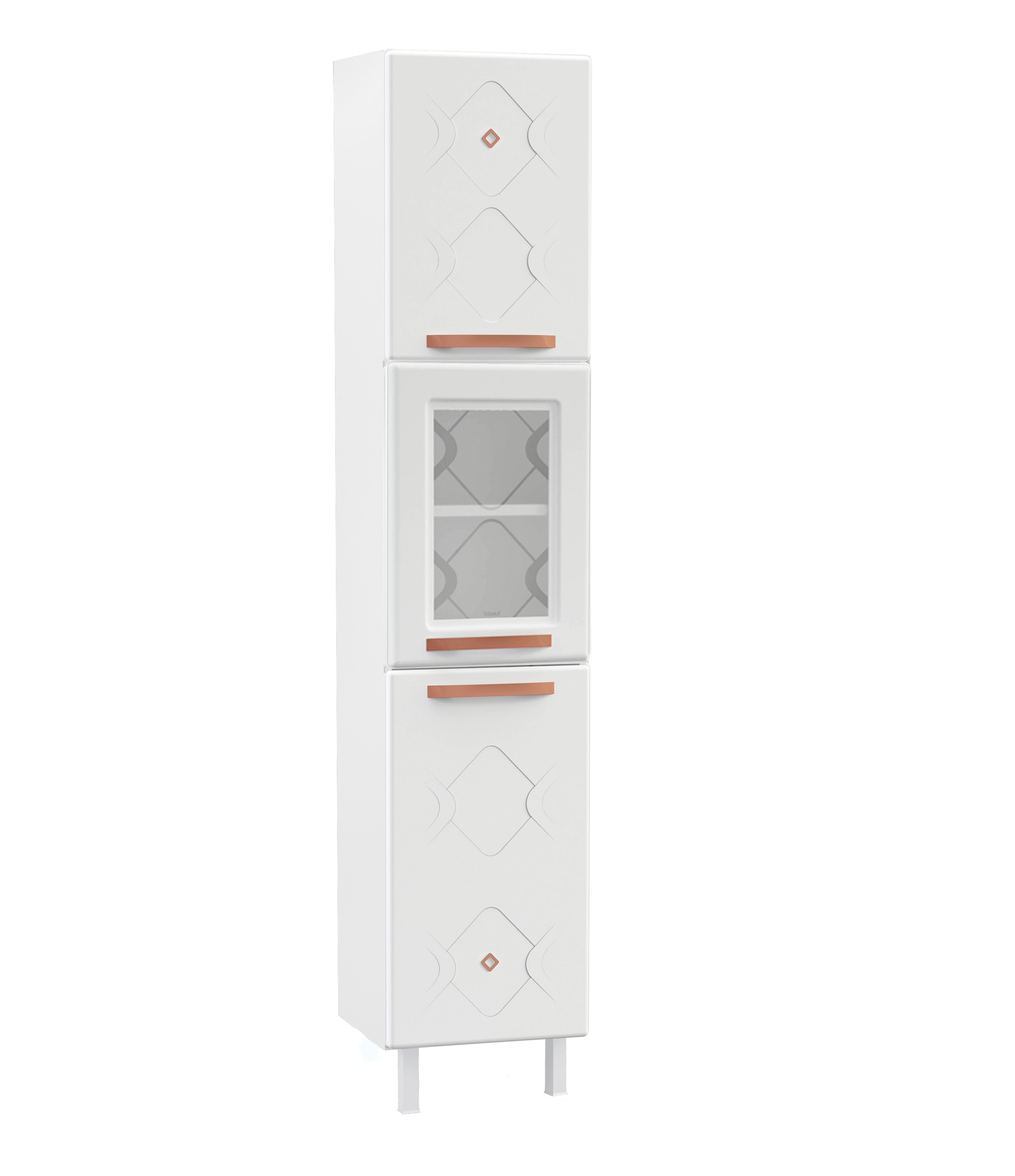 PANELEIRO SIMPLES DIR 1P C/V MIRAGE NEW BRANCO