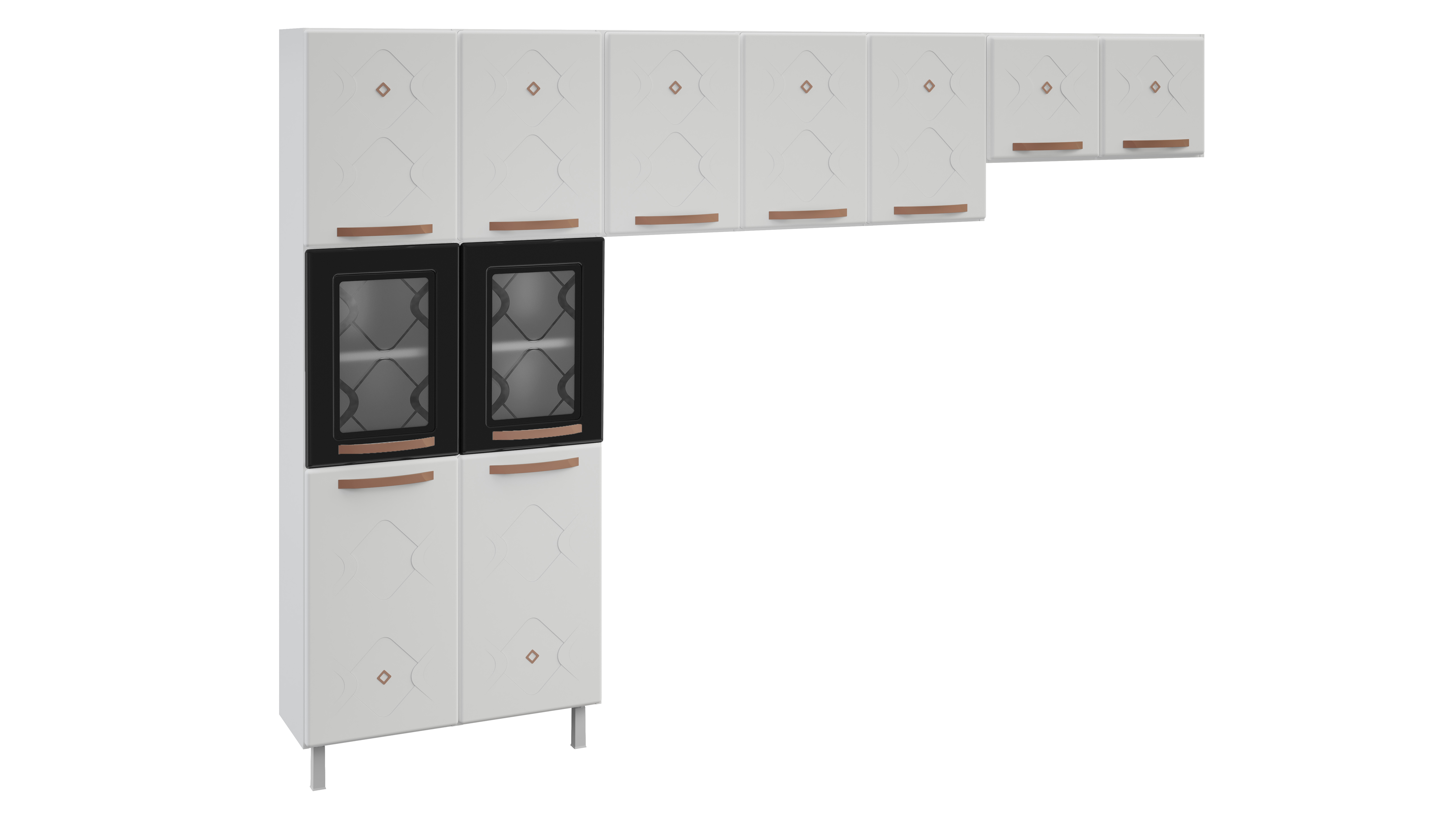 COZINHA COMPACTA 59 MIRAGE NEW PRETA - 2 VID
