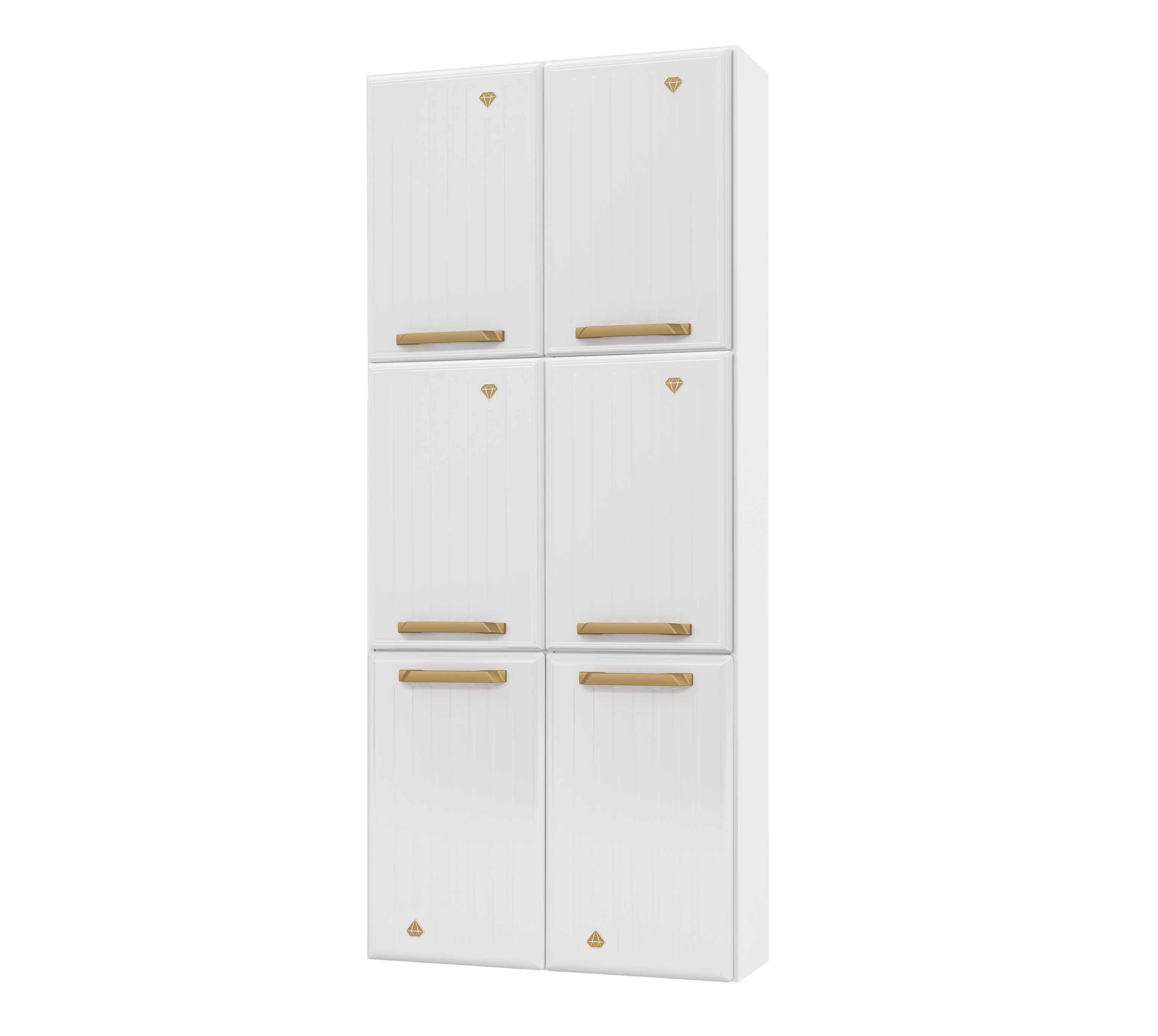 PANELEIRO DUPLO ALTO S/PE DIAMANTE NEW BRANCO