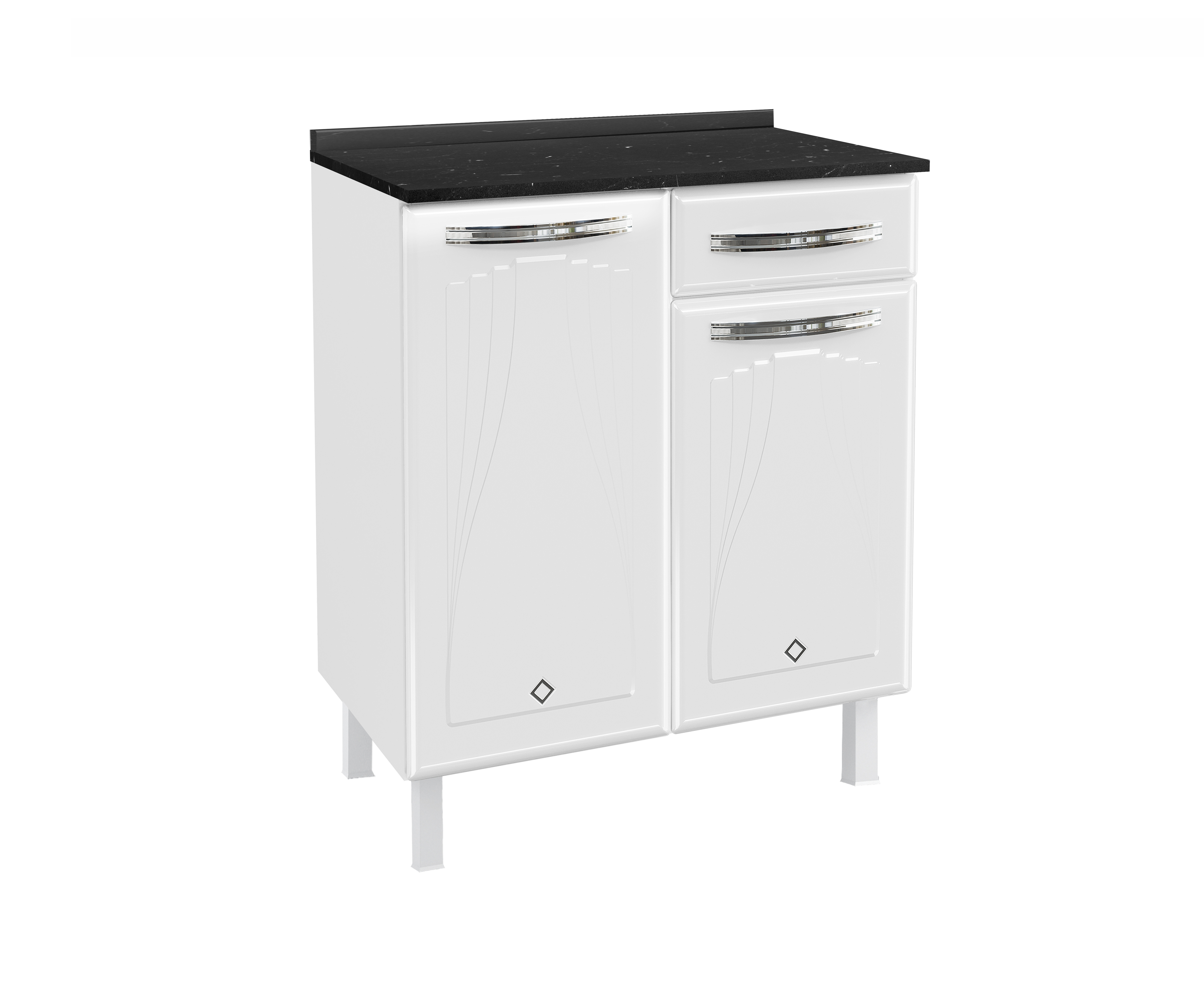 BALCAO CRISTAL DUPLO 1GV C/TAM BRANCO