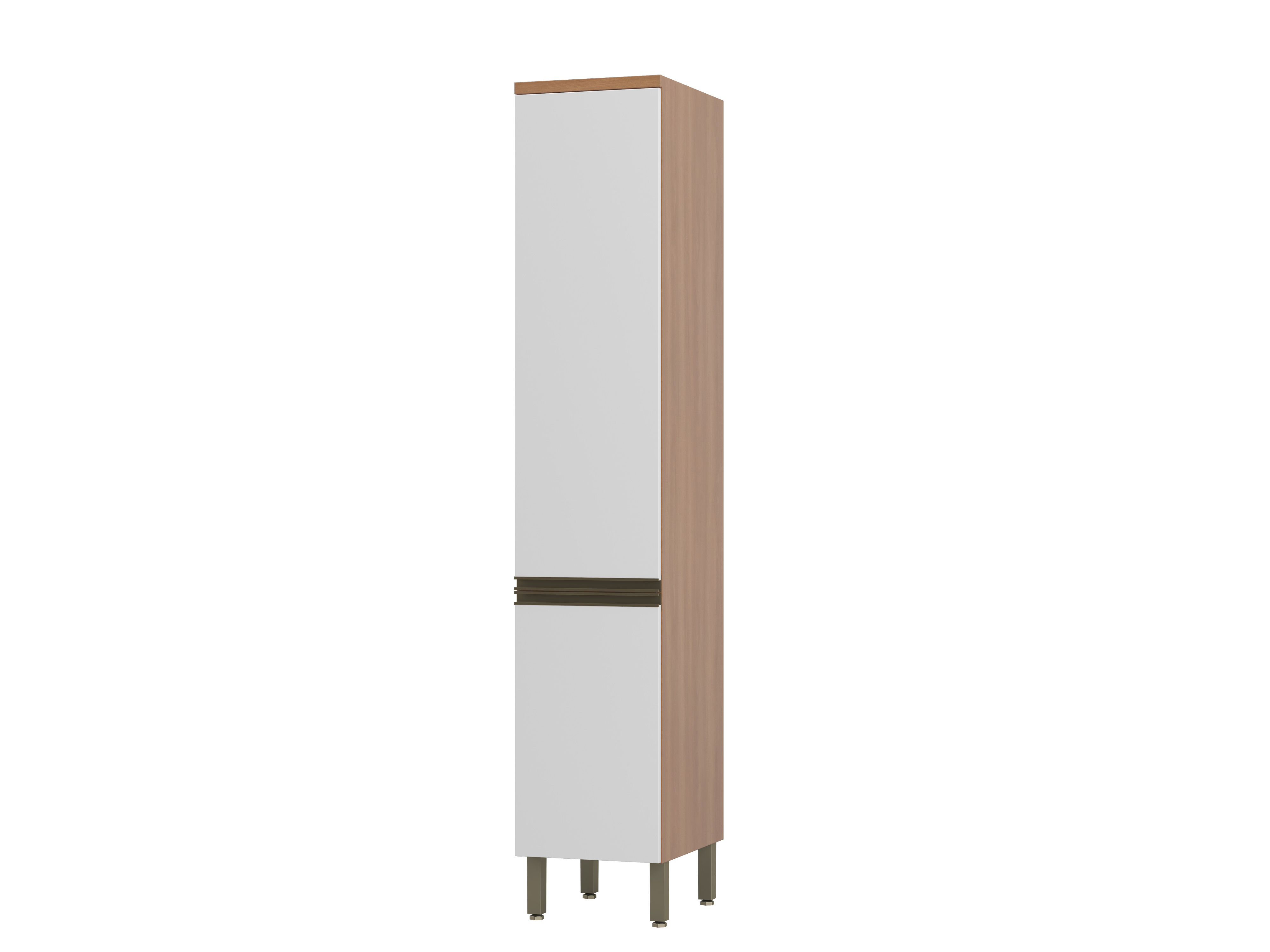 PANELEIRO MACADAMIA 400MM 2PT FREIJO/BRANCO